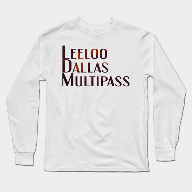 Leeloo Dallas Multipass Long Sleeve T-Shirt by masciajames